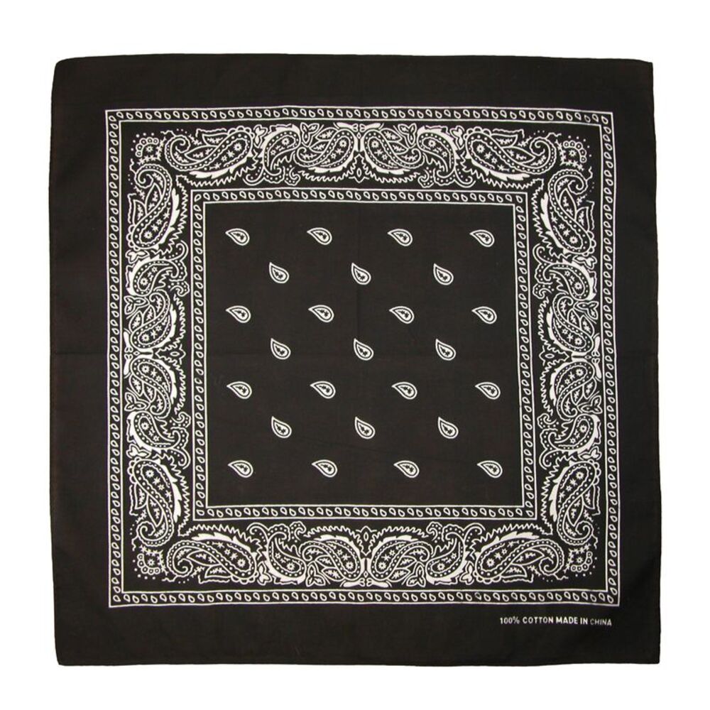 CTM Classic Cotton Paisley Bandana - All-Purpose Function and Style